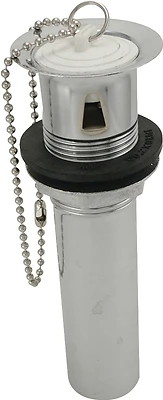 Pp3105pc Pop-out Lavatory Plug, Brass, Chrome, 1-1/4" X 5", 2 Pieces