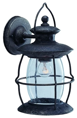 Brt-cdc16913l Misty Pewter Outdoor Wall Lantern, 1 Light Fixture