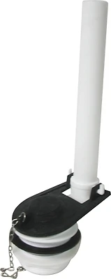 ProSource 24452-3L Plastic Universal Flush Valve, PVC, With Flapper Tank Ball