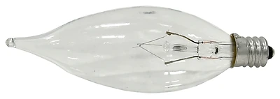 13448 15w 120v B10 E12 Decor Torpedo Light Bulb - 2 Pack