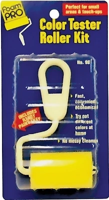 98 Color Tester Roller Kit, Plastic, 3 In, Pack Of 24