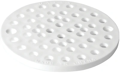 42021 White Pvc Strainer 6-3/4 In With Screws Included - Carded