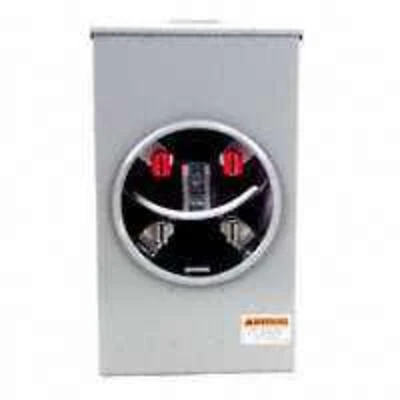Sj102ax 100a Outdoor Ring Type Meter Socket - 600v, 3-wire, 4-jaw
