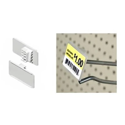 Rq-2 Quad Wire Label Holder, 2 In X 1-1/4 In, 100 Pk