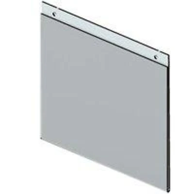 R16-11x85ahfsh Acrylic Replacement Sign Holder, 11 In W, Clear