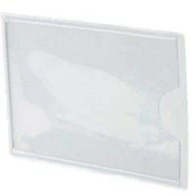 R-vpt-1252 Adhesive Tag Pocket, 1-1/4 X 2 In, Pvc, Pack Of 25