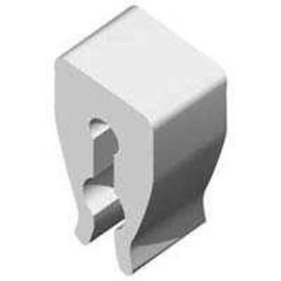 R23-135 Clear Plastic Inventory Control Clip, 100 Pk, Fits 0.149-0.25 In Wire