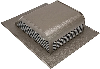 750wb Aluminum Roof Louver, Weathered Bronze, 50 Sq-in Vent Area, Pack Of 6