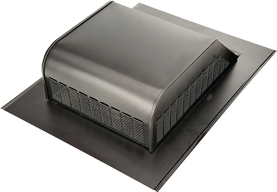 750gsb Black Galvanized Roof Louver, 6 Pack, 50 Sq-in Vent Area, Heavy Duty Steel