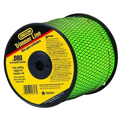 619775/37600 Trimmer Line, 0.080 In Diameter, 1215 Ft Length, Co-polymer