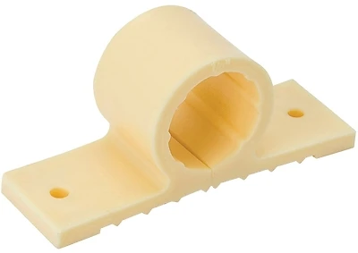 B & K P28-050HC Pipe Clamp, Polypropylene, 1/2 In, 25 Pack