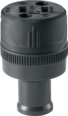Eaton 224-BOX Electrical Connector, 2-Pole, 15 A, 125 V, Black
