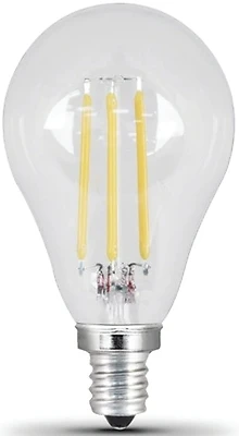 A15 4.5w 5000k Dimmable Led Light Bulb E12 Candelabra 2-pack