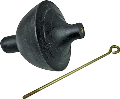 Toilet Tank Ball With Lift Wire, Model Pmb-192, Rubber And Brass Construction