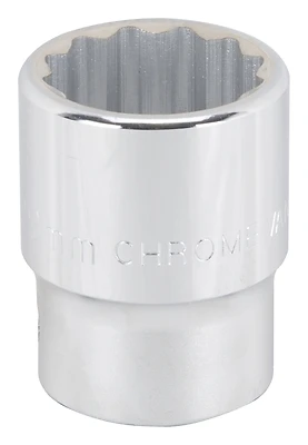 29mm 12-point Socket, 3/4-inch Drive, Chrome Vanadium Steel