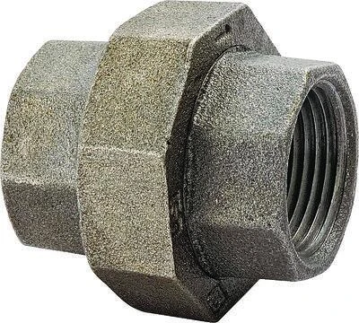 1/4 Inch Black Malleable Iron Ground Joint Union, Model B342 8