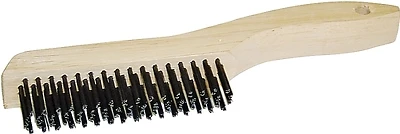 Tge-swb416 4 X 16 Inch Wire Brush With Shoe Wood Handle