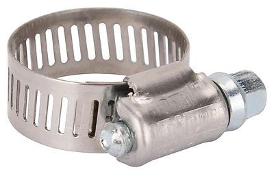 Hcran10 Stainless Steel Hose Clamp With Carbon Screw No. 10, Pack Of 10