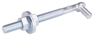 Lr085 Zinc-plated Steel Bolt Hook 5/8" X 7" For Heavy-duty Applications