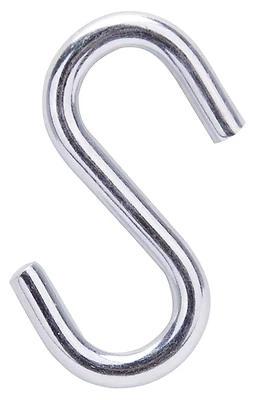 Mintcraft Lr373 3-inch Bright Zinc Large Open S-hook, Pack Of 20