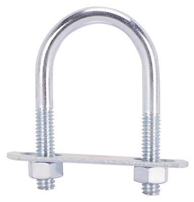 Lr362 U-bolt, 5/16 In X 1-3/8 In X 2-1/2 In, Steel, Zinc Plated, Pack Of 10