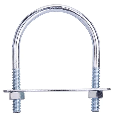 Lr348 U-bolt, 5/16 In X 2.5 In W X 3.5 In L, Zinc Plated, Pack Of 10