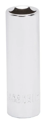 11mm Deep Socket 1/4 Drive 6 Point Chrome Vanadium Steel