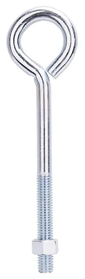 Mintcraft Lr289 1/2 X 8 In. Zinc Eye Bolt With Nuts, Pack Of 10