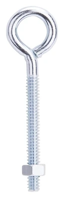 Prosource Mintcraft Lr267 3/16 X 2-1/2 In. Zinc Eye Bolt With Nuts (pack Of 20)