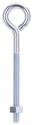 Lr272 Zinc Eye Bolt 1/4 In X 4 In With Nuts, Pack Of 20