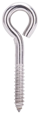 Lr264 3/8 X 4-1/2 In Stainless Steel Lag Eye Bolt, Pack Of 10