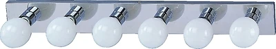 V5ch06 36-inch Six-light Vanity Bath Bar In Polished Chrome