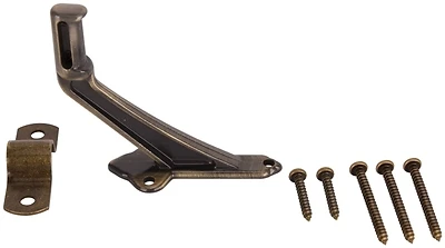 Mintcraft 61-z081 Antique Brass Handrail Bracket - Durable Zinc Die-cast Design