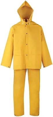 Diamondback SRS3/111 Rain Suit, 3-Piece, PVC/Polyester, Yellow, XXXL