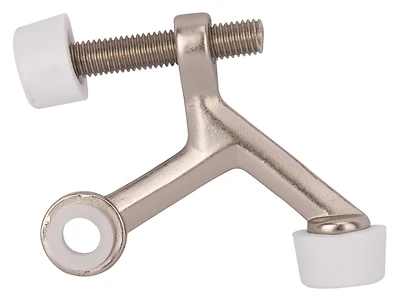 H20-b023-ps Hinge Pin Door Stop, Die-cast Zinc, Satin Nickel Finish