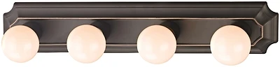 4-light Vanity Bath Bar Light Fixture, 24 Inch, Venetian Bronze Finish