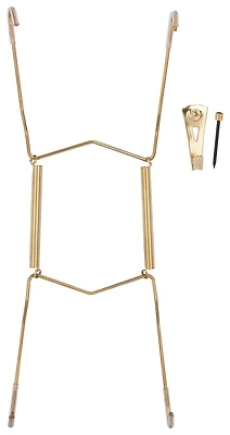 Plate Hanger 8-11 Inch Polished Brass For Decorative Plates
