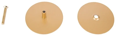 ProSource HSH-021-PS Hole Cover Plate, 2-5/8 In, Polished Brass