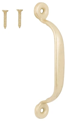 4-3/4 Inch Satin Brass Door Pull - Model 20914sbb-ps