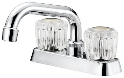 Boston Harbor FL010003CP Laundry Faucet, 2-Handle, Chrome, 4 In. Centers
