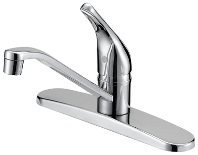 Boston Harbor FS610048CP Single Handle Kitchen Faucet, Chrome, 8 In. Centers