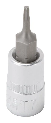 1/4 Inch Drive T7 Star Bit Socket - Chrome Vanadium Steel