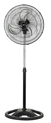 PowerZone CZHVP18EXP Pedestal Fan, 18 In, 3-Speed, Oscillating