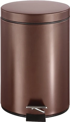 Simple Spaces LYP0701 Step Trash Can, 1.85 Gal, Venetian Bronze