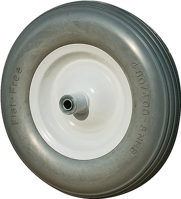 Pr1602 Flat-free Wheelbarrow Tire, 16 In Diameter, 500 Lb Load Capacity
