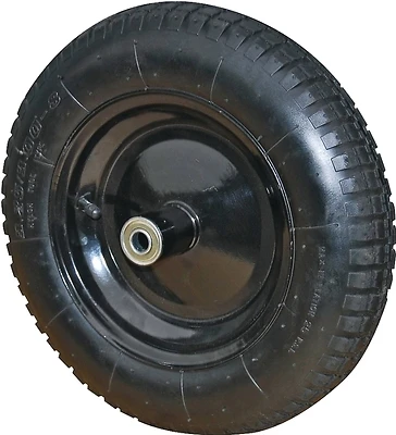 ProSource PR1601 Wheelbarrow Wheel, 16 in Diameter, 280 lb Load