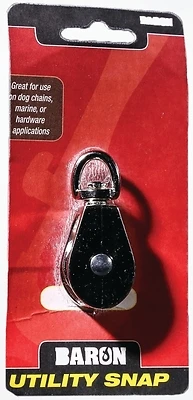 C-0173zd-2 Single Swivel Eye Rope Pulley, 2 Inch Zinc With Nickel Plating