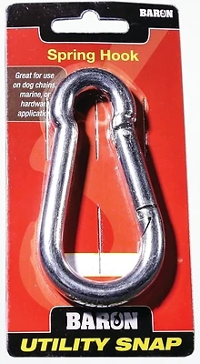 C-2450-3/8 Nickel Plated Steel Snap Link 3/8 Inch - 400 Lb Working Load Limit