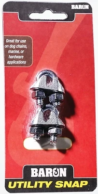 C-260-3/16 Wire Rope Clip, 3/16 In Opening, Malleable Iron