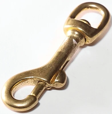 5025b-1/2 Bronze Round Eye Swivel Bolt Snap, 80 Lb Capacity